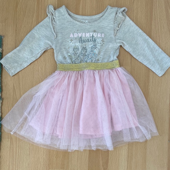 Disney Other - Disney Princesses long sleeve tutu dress
